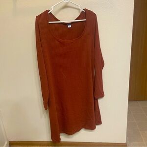 Old navy ribbed long sleeve dress | size XL